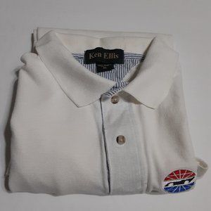 Ken Ellis Men's Texas Motor Speedway Short Sleeve Polo Shirt Size XL